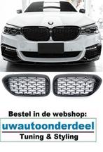 Grill Black M Performance Diamond Style Voor Bmw 5 Serie G30, Verzenden