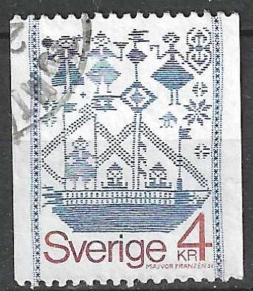 Zweden 1979 - Yvert 1088 - Behangpapier - Kinderen (ST), Timbres & Monnaies, Timbres | Europe | Scandinavie, Affranchi, Suède