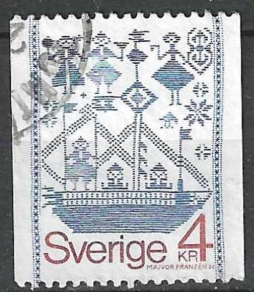 Zweden 1979 - Yvert 1088 - Behangpapier - Kinderen (ST), Postzegels en Munten, Postzegels | Europa | Scandinavië, Gestempeld, Zweden