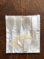 7 parelmoer kaviaar lepeltjes, Ophalen of Verzenden, Nieuw, Overige materialen, Bestek