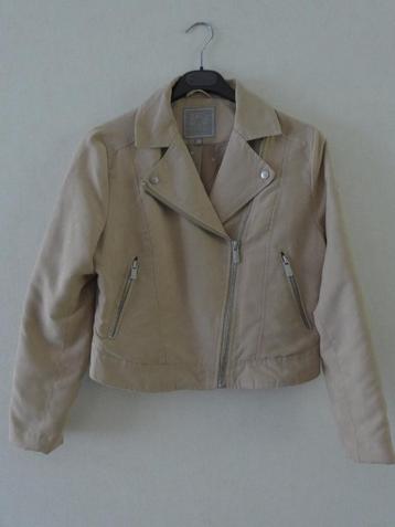 Jack in daim-look, beige, merk ZBN, maat M beschikbaar voor biedingen