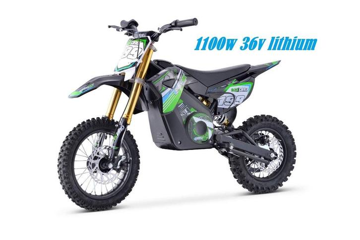 Moto enfant Top Motor 1100W 36V LITHIUM, Vélos & Vélomoteurs, Mini Bikes, Midi Bikes & Pit Bikes, Neuf, Dirt Bike, Enlèvement