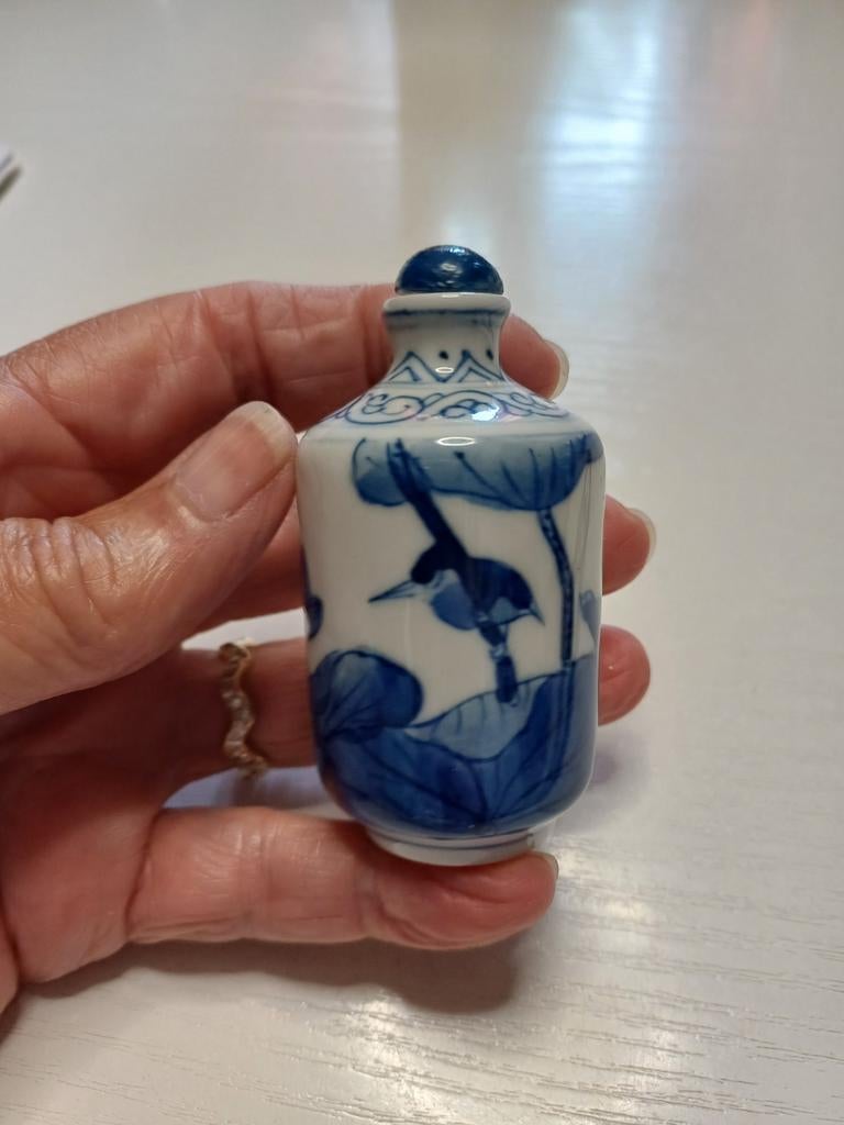 Chinees mooi snuff flesje, Ophalen