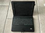 Wireless Bluetooth keyboard + lederen cover, Neuf, Enlèvement ou Envoi, Repliable, Azerty