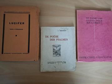 Cyriel Verschaeve – 3 originele boekjes (1920-1922) beschikbaar voor biedingen