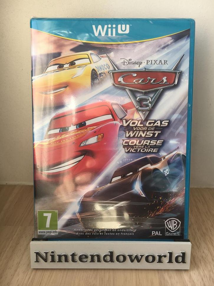 Cars 3 - Volle Gas Voor Winst (Wii U), Games en Spelcomputers, Games | Nintendo Wii U, Nieuw, Ophalen