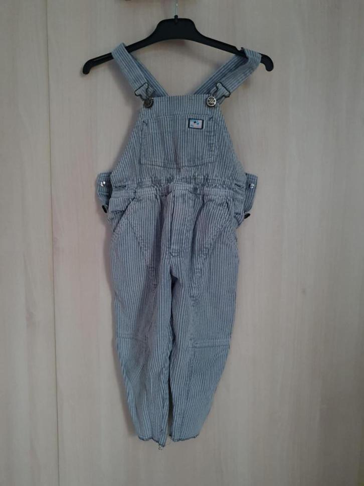 SALOPETTE GROS VELOURS GRIS Baby Mini 2ANS comme neuve, Kinderen en Baby's, Kinderkleding | Maat 92, Zo goed als nieuw, Jongen of Meisje