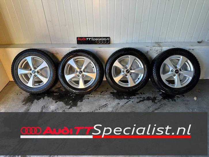 Winter banden set op 16" velgen Audi TT MK2, Auto-onderdelen, Banden en Velgen, Banden en Velgen, Winterbanden, 16 inch, 225 mm