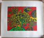 CORNEILLE / VOGELS / KLEURLITHO / 75x86cm / SIG / 1992, Ophalen of Verzenden