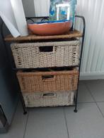 Rieten ladekast, Huis en Inrichting, Ophalen, Gebruikt