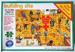 Bouwsite / Bouwplaats puzzel 43 st, 5 verwisselbare stukken, Kinderen en Baby's, Speelgoed | Kinderpuzzels, Ophalen of Verzenden