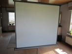 Dia projector + staander + doek, Enlèvement, Utilisé, Avec écran