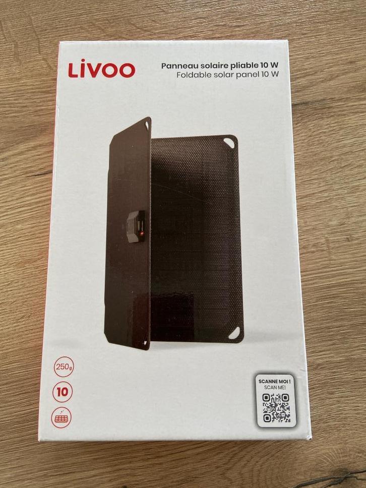 Panneau solaire portatif **NOUVEAU**, Caravanes & Camping, Accessoires de camping, Neuf, Enlèvement ou Envoi