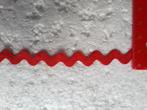 felrood 12 mm zigzag serpentijnlint GS1211, Ophalen of Verzenden, Nieuw