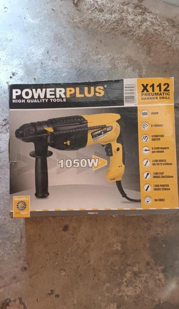 Boorhamer Powerplus X112, Enlèvement, 600 watts ou plus, Perceuse, Mécanisme de percussion