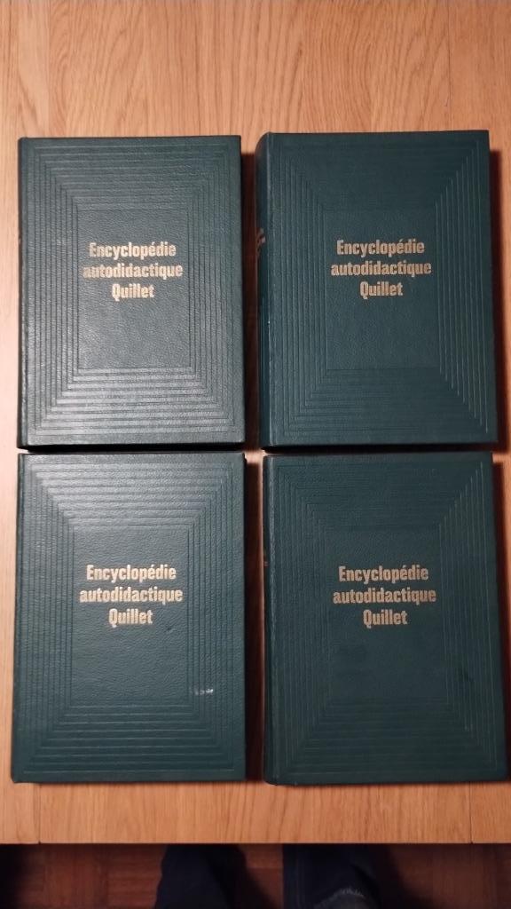 Encyclopédies AUTODIDACTIQUE QUILLET, tomes I à IV, 1961, Boeken, Encyclopedieën, Zo goed als nieuw, Complete serie, Algemeen