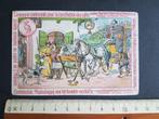 Chromo De Roode Pelikaan Koffie Van Leckwyck  Antwerpen Post, Verzamelen, Foto's en Prenten, Gebruikt, Ophalen of Verzenden, Voor 1940