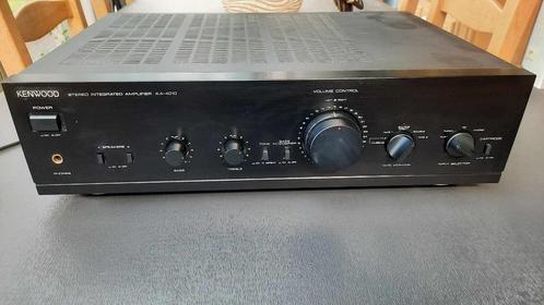 Kenwood KA-4010 zwarte geïntegreerde stereoversterkerverster, Audio, Tv en Foto, Versterkers en Ontvangers, Zo goed als nieuw