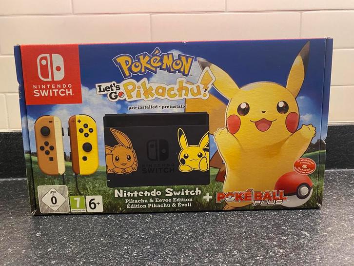 Nintendo Switch - L’ets Go Pikachu - BOX ONLY - Geen Console, Consoles de jeu & Jeux vidéo, Consoles de jeu | Nintendo Switch