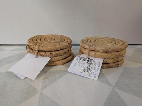 STAMSILL 8 onderzetters handgemaakt ikea, Huis en Inrichting, Keuken | Textiel, Nieuw, Overige typen, Bruin, Ophalen of Verzenden