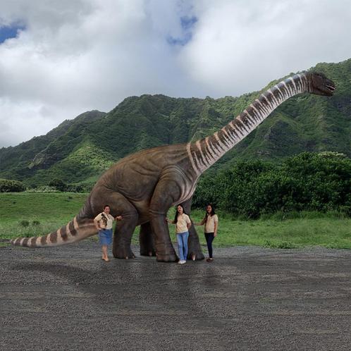 Rhoétosaurus Brownie — Statue de dinosaure 12,90 x 2,00 x 5,, Collections, Collections Animaux, Neuf, Enlèvement ou Envoi
