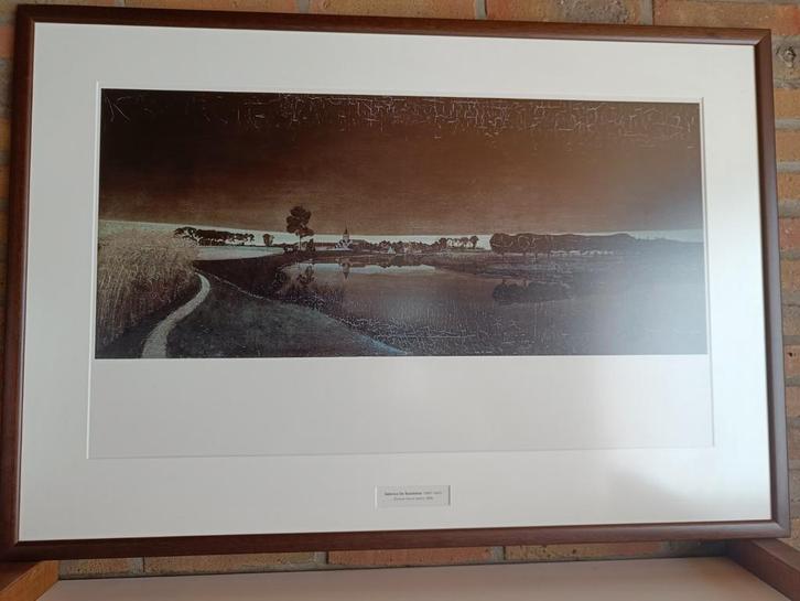 Onweer boven Latem van Valerius de Sadeleer, Antiek en Kunst, Kunst | Tekeningen en Fotografie, Ophalen