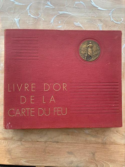 Vuurkaart / carte du feu 1936, Verzamelen, Militaria | Tweede Wereldoorlog, Ophalen of Verzenden