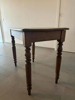 Houten tafel, Ophalen