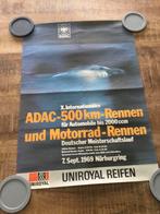 Affiche Adac 500km-rennen nurburgring 1969, Verzamelen, Posters, Ophalen of Verzenden, Zo goed als nieuw