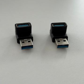 USB-3.2 (10Gbps) 90 adapter (x2) beschikbaar voor biedingen