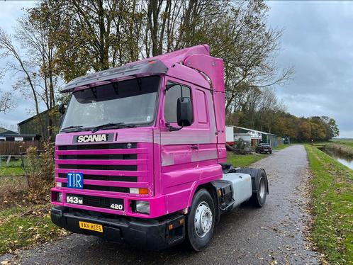 Scania 143 streamline v8 1995, Auto's, Vrachtwagens, Particulier, Scania, Diesel, Euro 1, Handgeschakeld, Ophalen