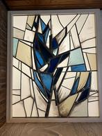Patrick de Jager: glas-in-lood kunstwerk '79. Groot formaat!, Ophalen