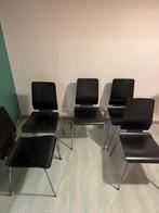 Vintage stoelen hout zwart, Huis en Inrichting, Stoelen, Ophalen, Zo goed als nieuw, Zwart, Hout