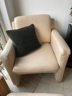 Beige clubzetel, Huis en Inrichting, Fauteuils, Ophalen, Zo goed als nieuw