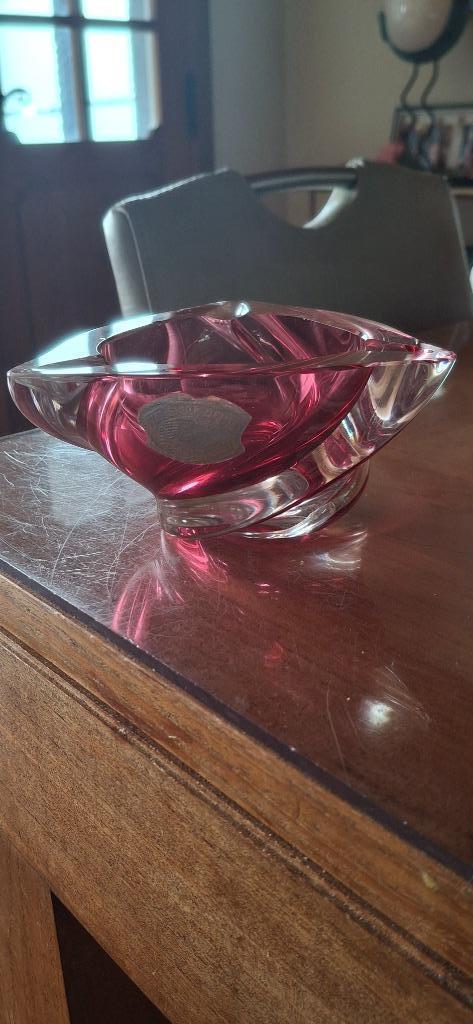 Vintage kristallen asbak Val Saint Lambert, Antiek en Kunst, Antiek | Glaswerk en Kristal, Ophalen