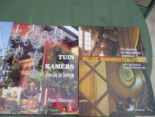 Ceraboeken :Tuinkamers om in te leven/Belgie Binnenstebuiten, Boeken, Wonen en Tuinieren, Nieuw, Ophalen of Verzenden