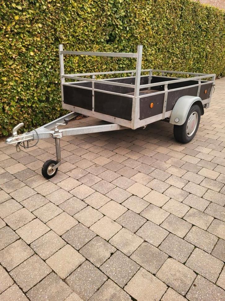 Niet van nieuw te onderscheiden enkelas remork, Auto diversen, Aanhangers en Bagagewagens, Ophalen