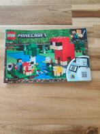 Lego Minecraft schapenboerderij 21153, Ophalen of Verzenden, Zo goed als nieuw