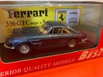 Ferrari 330 GTC 1966 1/43 Best Model 9100, Ophalen, Zo goed als nieuw, Auto, Overige merken