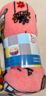 🍄 NIEUWE plaid, soft Fleece , zeer zacht,  Cadeautip, Ophalen of Verzenden, Nieuw, Deken