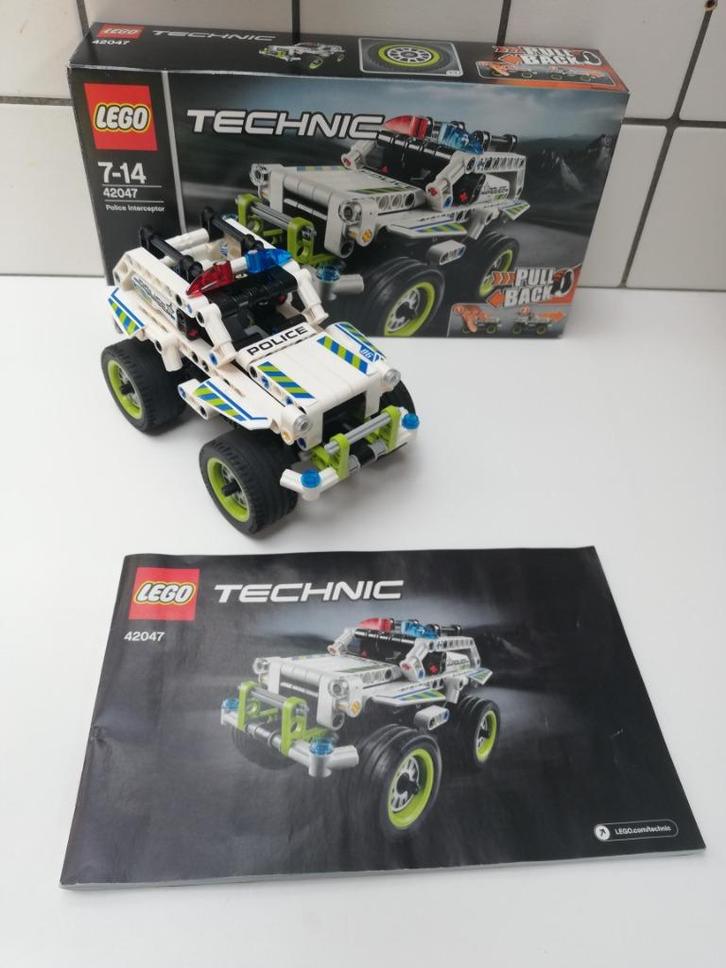 lego 42047 techniek Police Interceptor, Kinderen en Baby's, Speelgoed | Duplo en Lego, Zo goed als nieuw, Lego, Complete set, Ophalen of Verzenden