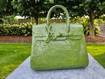 BRONZEN EXCLUSIEVE HANDTAS NAAR HERMES BIRKIN VERZAMEL ITEM beschikbaar voor biedingen