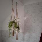 Macrame hangers met pot en hangplanten, Huis en Inrichting, Ophalen