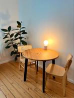 IKEA GAMLARED Ronde houten eettafel, 50 tot 100 cm, Rond, Gebruikt, Vier personen