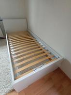 Eenpersoonsbed Ikea met lattenbodem, Ophalen, Gebruikt, Eenpersoons, Wit