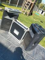 PA set:2 speakers+koolsound TX-350 (versterker)+kabels+case, Muziek en Instrumenten, Ophalen, Zo goed als nieuw, 500 tot 1000 watt