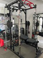 Zalig kracht toestel voor te trainen inclusief gewichten, Sport en Fitness, Fitnessmaterialen, Ophalen, Zo goed als nieuw