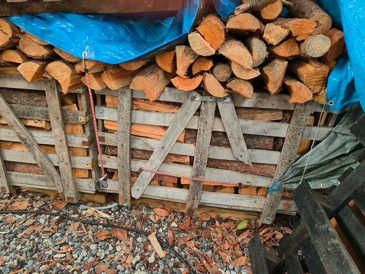 Stookklaar !! 60€ m³ laatste m³! Of taxus en conif mix 50€, Tuin en Terras, Brandhout, Blokken, Ophalen