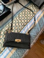 Vintage handtas, Handtassen en Accessoires, Tassen | Damestassen, Ophalen, Zwart, Handtas