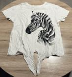 T-shirt met zebra (H&M, maat 158/164), Kinderen en Baby's, Kinderkleding | Maat 158, Ophalen of Verzenden, Gebruikt, H&M, Shirt of Longsleeve